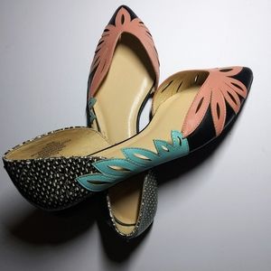 Nine West Nworlagh leather pointed toe flats size 6.5